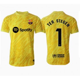 Barcelona Ter Stegen #1 Målvakt Hemmakläder 2024-25 Kortärmad